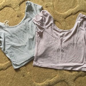 American Eagle crop top bundle.